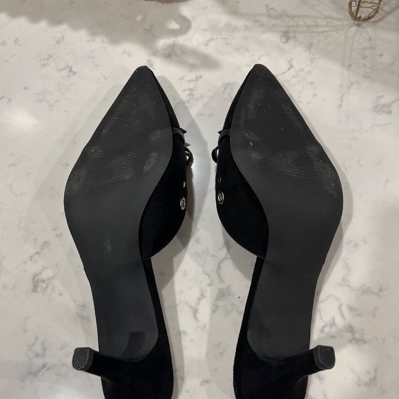 Coutgo bow tie mule heels - Picture 3 of 3